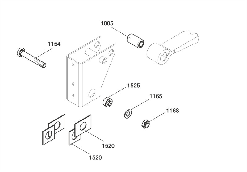 Р/к рессоры (крепления) BPW (09.801.06.28.0) / AUGER (53526)