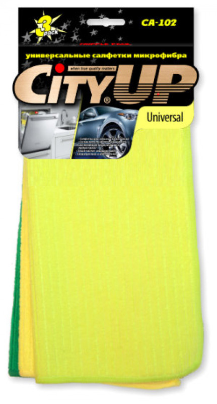 Салфетка микрофибра 30*30см /3шт. СА-102 /