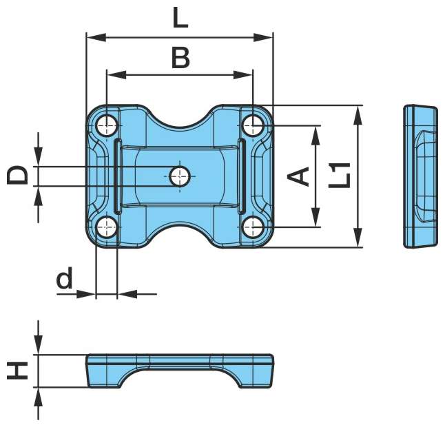 Кронштейн стремянок F150 100S 03.032.19.26.0 BPW