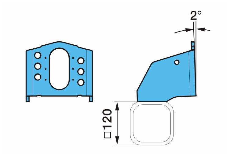 Кронштейн тормозной камеры BPW 03.182.35.80.0 / AVTOSHTAMP AS28.0030