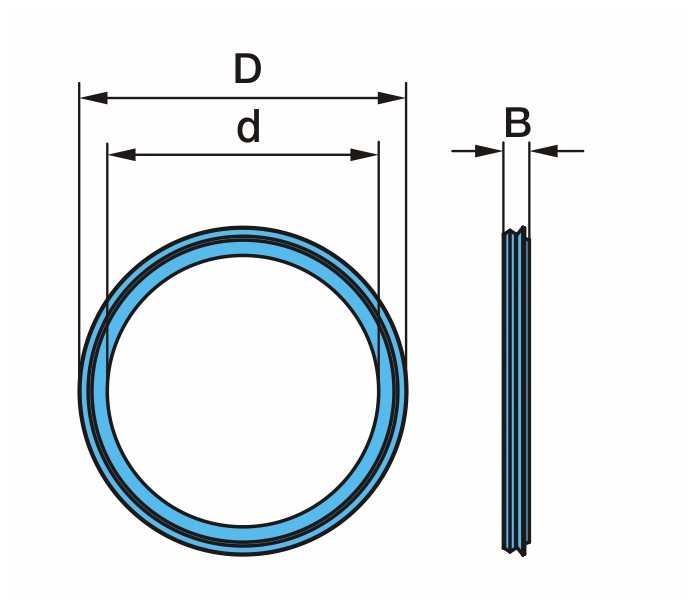 Сальник 115х136,7х8/10,5 9t (02.5664.57.00) / Stellox 85-01079-SX @5036