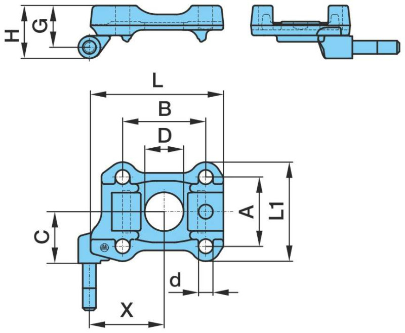 Подкладка под рессору с крепл. 0503221528