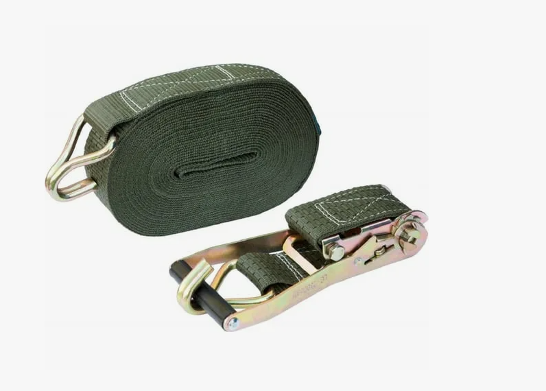 Стяжка крепления груза (12м-50мм) 2-4т "хаки" (лента+механизм) (DA-01229) АВТОМАГНАТ