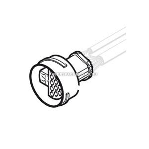 Корпус штекерного разъема с контактами D8LC 251766650200