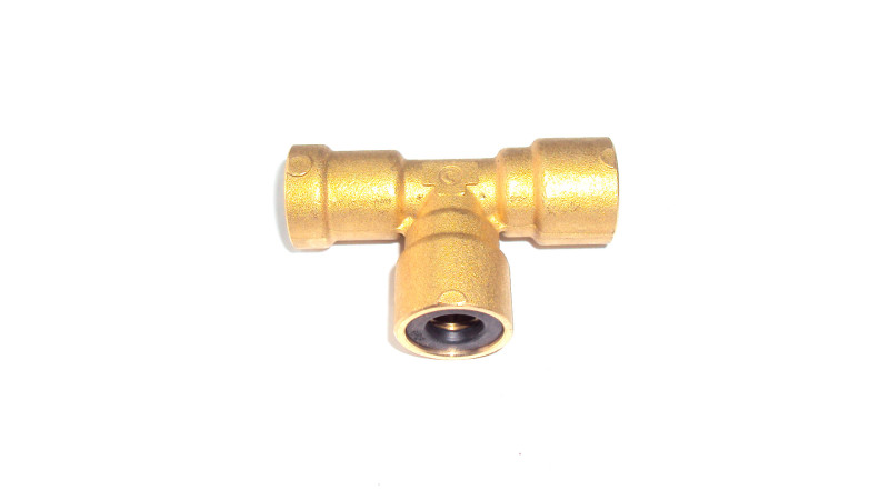 Фитинг трубок MPUТ 8мм металл Т-образный