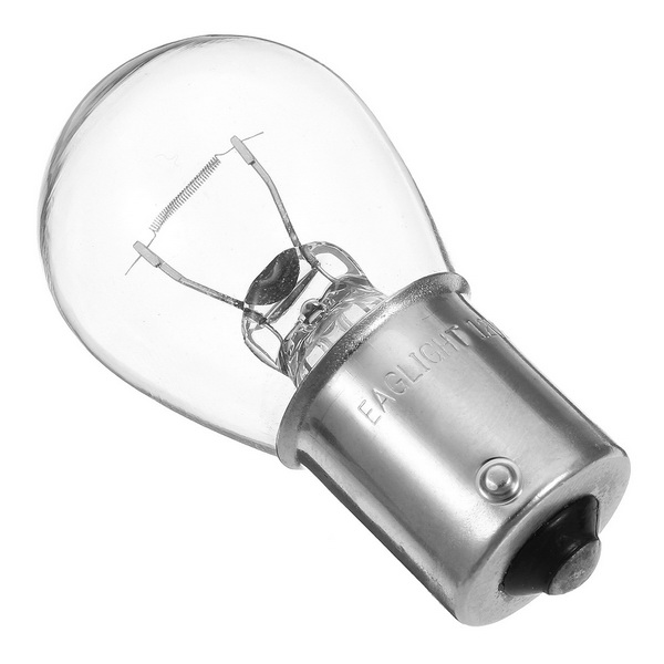 Лампа P21W-24V-21W мет.цоколь 1-конт BA15s Спутник SKYWAY Габариты,стопы,поворот,задн прот @85933