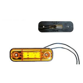 Фонарь габаритов (ОГ-40-3LED) оранжевый светодиодный (аналог ГФ-22,ФГ160, WAS W97.1)