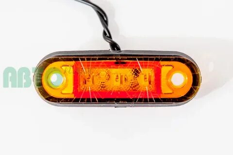 Фонарь габаритов (ОГ-43 НИЗКИЙ) оранжевый светодиодный