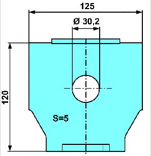 Пластина изнашиваемая AL BPW (03.164.35.01.0) круг