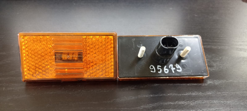 Фонарь габаритов(50.3731-008"КС")желтый (ан.50.3731-08,016.3731,ГФМ6) 12/24В LED овал@84493