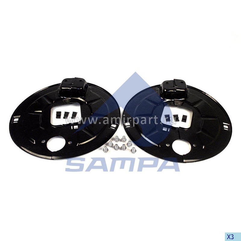 Щиток грязезащитный BPW к-т на сторону (99.00.000.0.83) 360х200 BPW / SAMPA 070.563