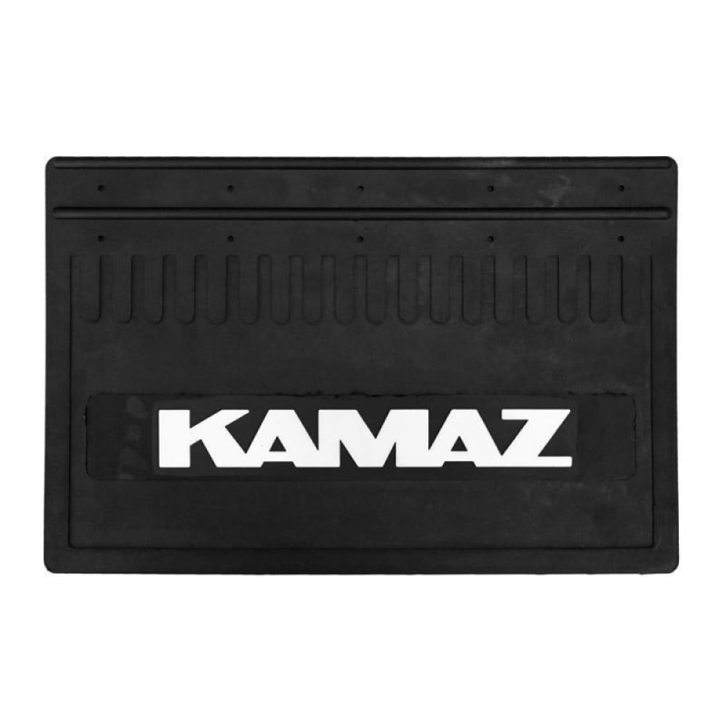 Брызговик задний 600*370 KAMAZ белая надпись