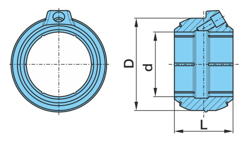 Втулка тормозного вала Ø42/Ø62х38 BPW (03.113.14.03.0) (сталь) / FEBI BILSTEIN (09213) @8690