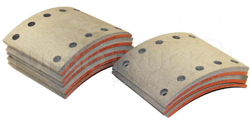 Накладки тормозные 205x180 BPW (09.801.07.41.0) (19032) /Durbloc 1903200Z без заклепок @8072