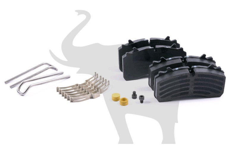 Колодки дисковые Wabco MAX 22T Schmitz mnvD279P, 2933606, 6402229232