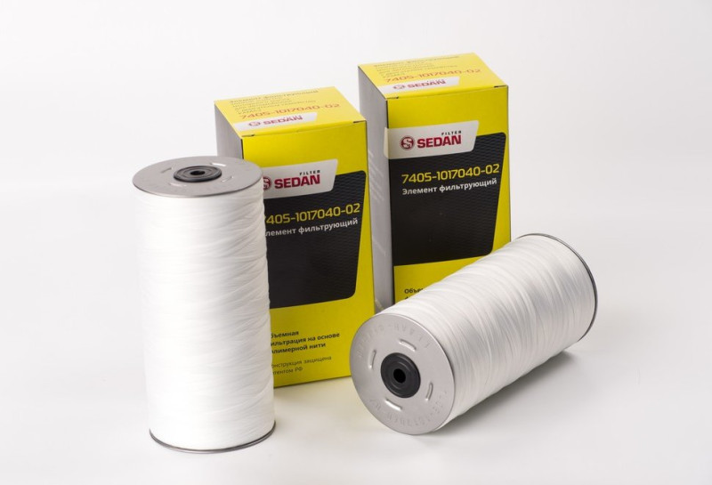 ЭЛЕМЕНТ Фильтрующий тонкой очистки КАМАЗ ЕВРО (нить) 7405-1017040-02