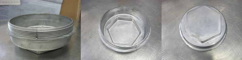 Крышка ступицы М155х2,5/62хSW110 FRUEHAUF (M044554) / SAMPA 090.037