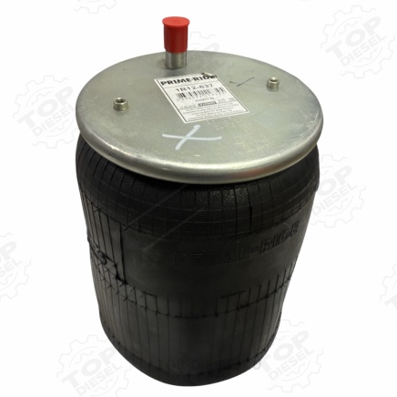 Пневморессора со стаканом (пластик) 4158 2 отв. М8*1,25/1 отв. М22*1,5/М12*1,5/ 1 отв. Schmitz