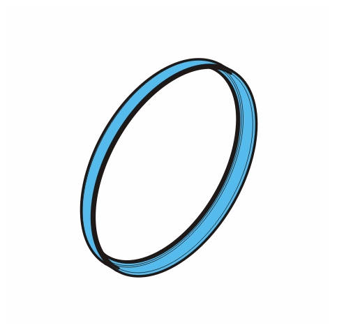 Кольцо сальника (02.5683.63.00) 10Т 159,5х151х12.5