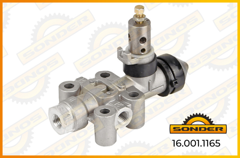 Кран уровня пола 87823 (4640023300) (3 вых.) Wabco / Sonder 16.001.1165 @3361