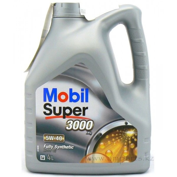 Масло моторное 5w40 син. Mobil SUPER 3000 DIESEL X1 4л (CF)