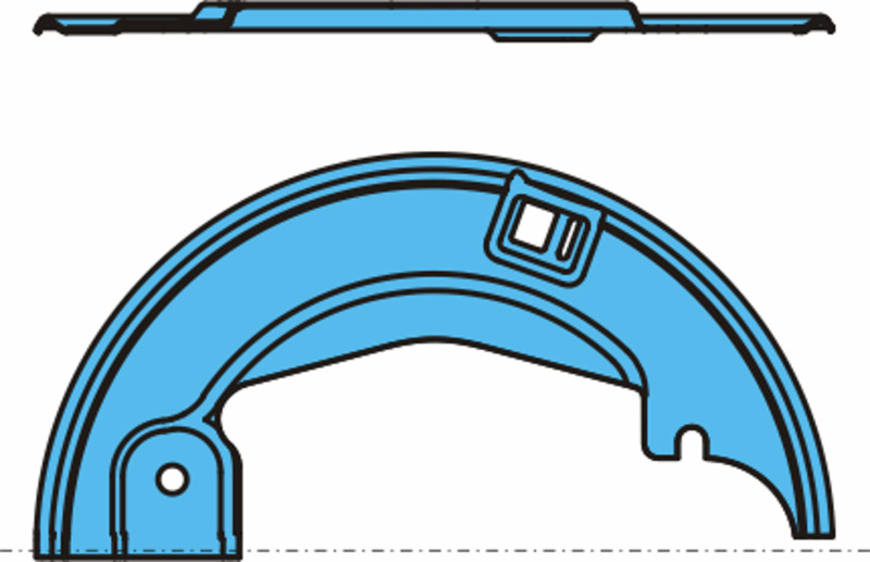 Щиток грязезащитный тормозного механизма