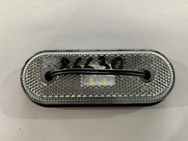 Фонарь габаритный маркерный, белый, (12-24V)