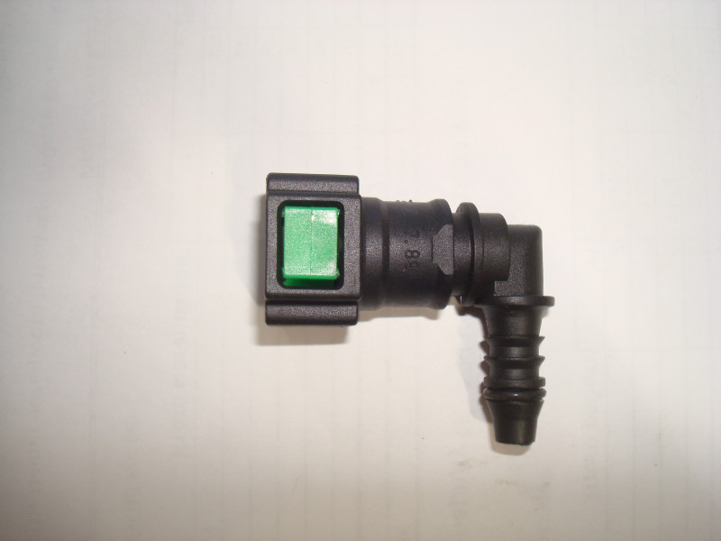 Штуцер быстросъемный топливной трубки D-16 (угловой) под Ø15 трубку