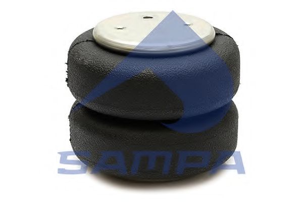 Рессора пневматическая двойной сильфон (2 отв.+возд. / 2 отв.) Sampa SP 55225-2P04