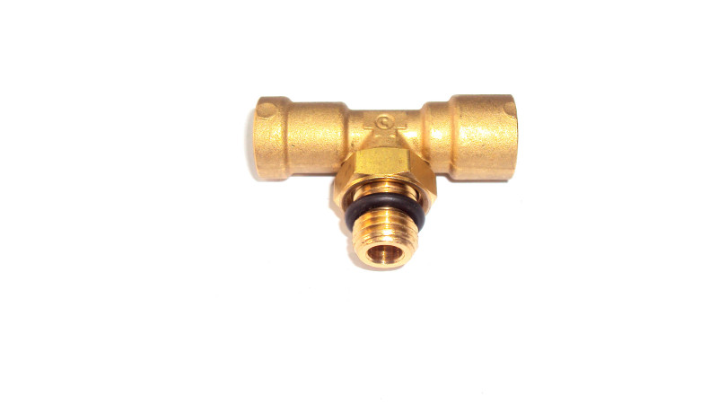 Фитинг трубок 8*12*8мм металл Т-образный
