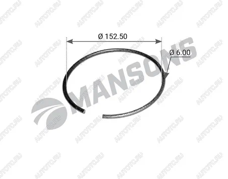Кольцо стопорное MB / Mansons 100.010