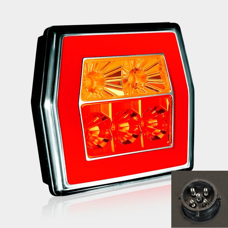 Фонарь задний универсальный LED 12-36V, 4-функциональный FT122TLED