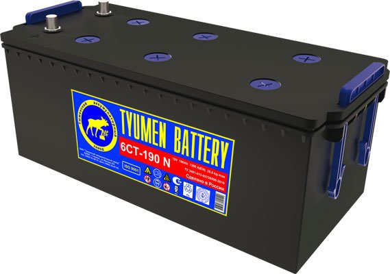 Аккумулятор 6СТ-190 BARS SILVER п.п.