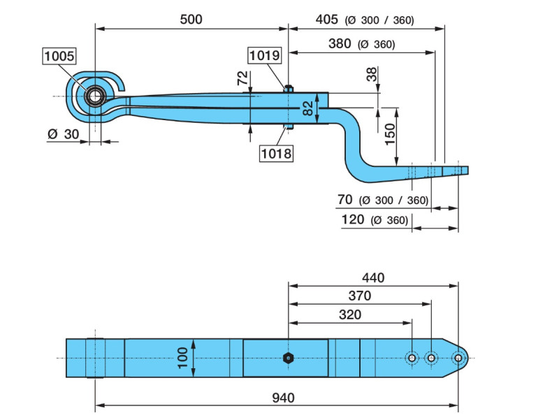 Рессора BPW (05.082.12.64.0) / Marshall M1015200 @5200