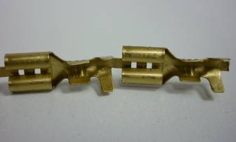 Конт.гнезд. с монтаж. усиком 6,3мм латунь (КТ001)