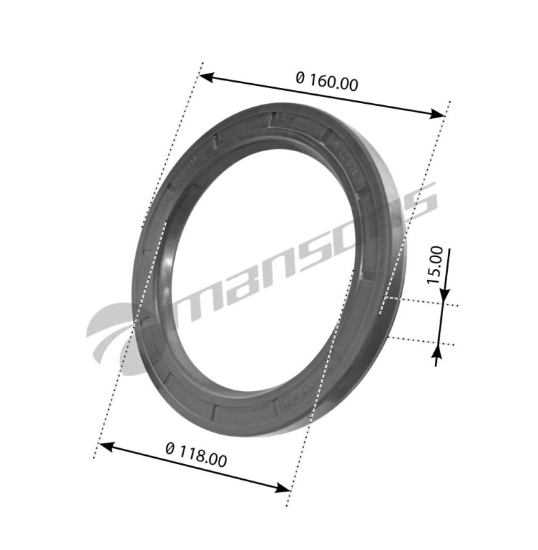 Сальник ступицы 120*160*15 RVI 5000788490 0024472667 5000671980 / MANSONS GR308 @99548