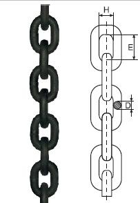 Цепь грузовая (Т8) 10х30мм