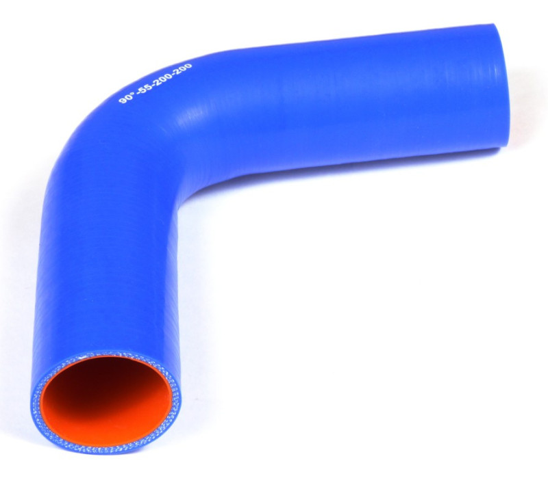 Патрубок силиконовый угловой 90° 55-200-200