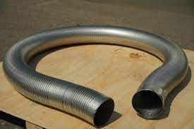 Металлорукав Нержавеющ. Гофра, вальцованный, D-100 мм, за 1 пог.метр (L= 2 метра)