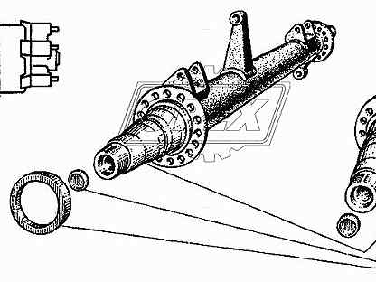 Балка оси передняя НЕФАЗ 96742