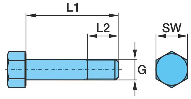 Болт M24х240/45 BPW (03.340.14.19.0) (крепления амортизатора) / BPW®