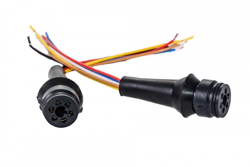 Разъем для подключения задних фонарей с вилкой (ЖГУТ СЦАЗ-3)