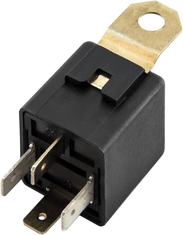 Реле замыкающее 30А с кронштейном 752.3777-10 12В (пом/под.р) (ан.902.3747-10)