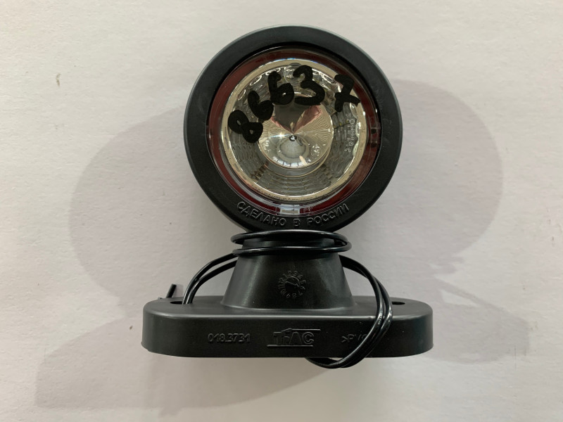 Фонарь габаритный "Рог" 2 диода, L=90 мм, 12/24V, "Солнышко" арт.018.3731