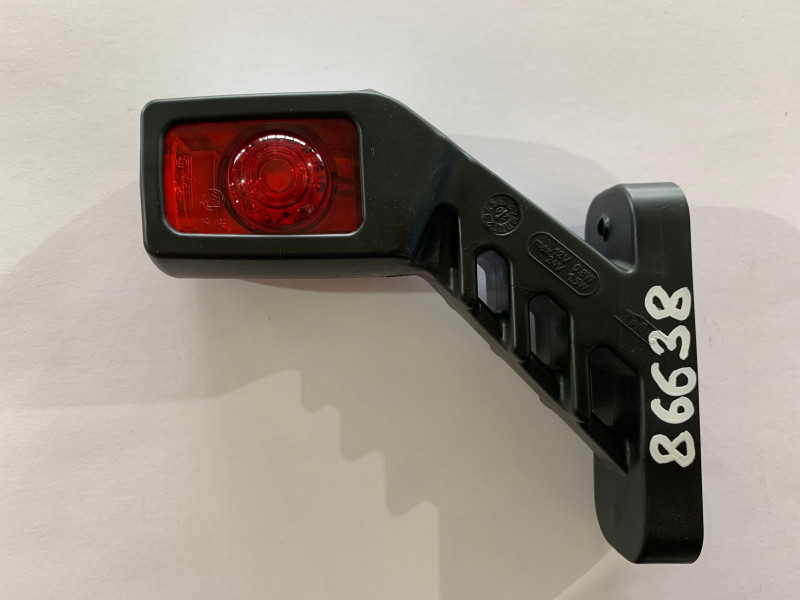 Фонарь габаритный "Рог" 4 диода, L=140 мм, 12/24V, квадрат арт.004/0041.3731-01 (L/R)