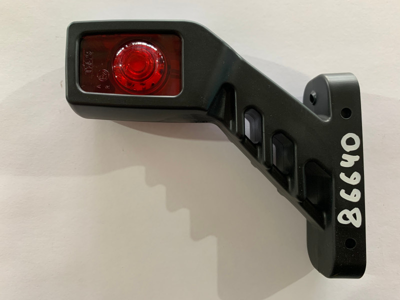 Фонарь габаритный "Рог" 2 диода, L=140 мм, 12/24V, квадрат арт.004/0041.3731