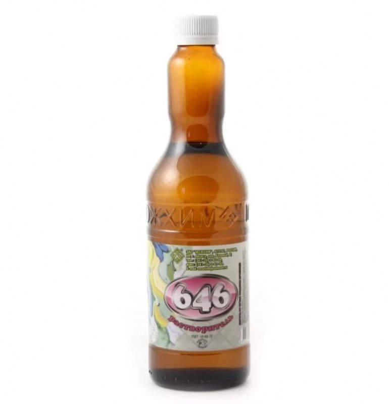 Растворитель 646 0.5 л. Можга /кор. 20 шт/