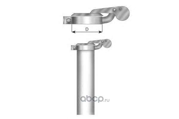 Крышка от дождя 98470 DINEX RAIN CAP D 70,5 mm GALVANIZED