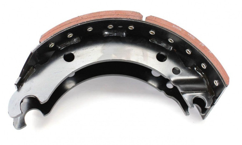 Колодка тормозная 420x180 BPW (05.091.46.17.0) (с накладками, без ролика,10отв.) / RoS&B (Т1008013)