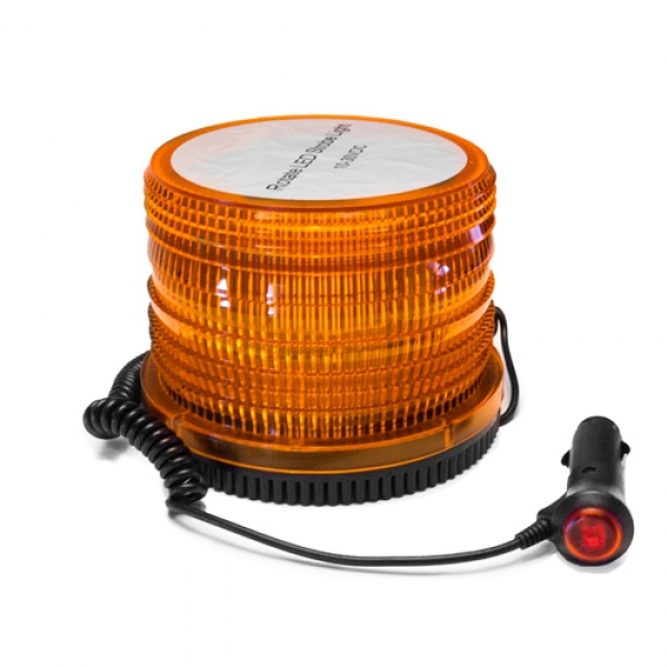 Маяк проблесковый 10-30V 72LED светодиодный/магнит/h=120мм d=145мм арт.Ф-0546